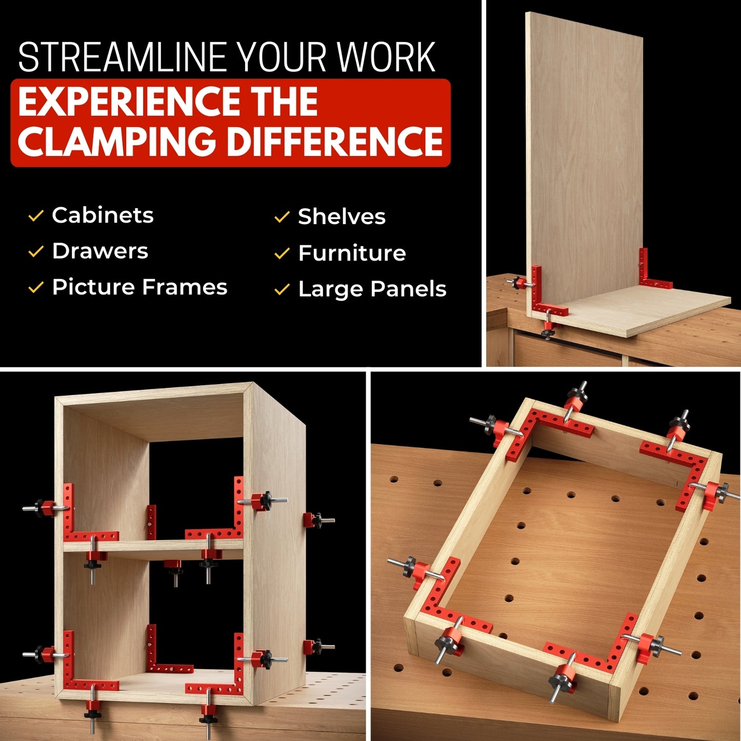 Tooltekt® Precision Clamping Squares