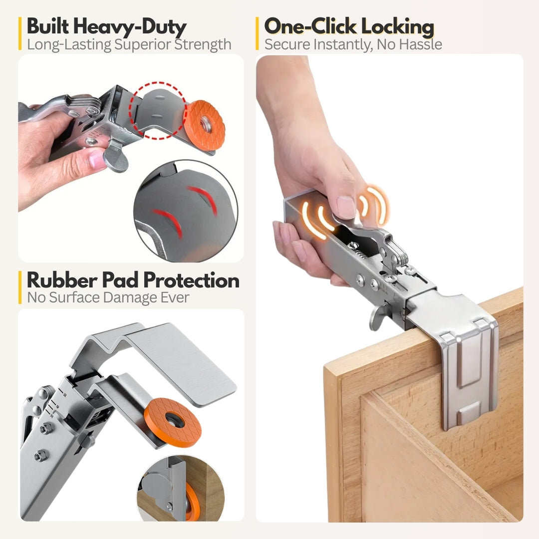 Tooltekt® Drawer Front Installation Clamps