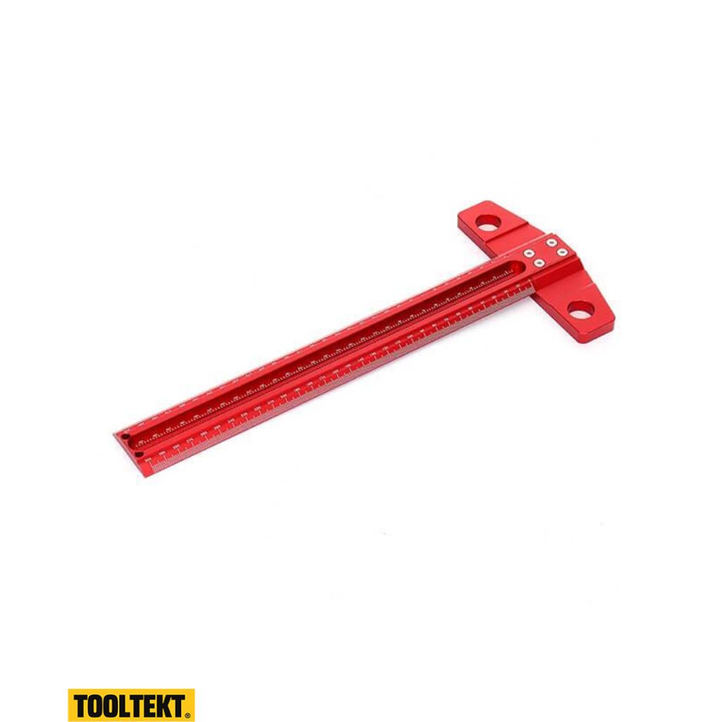 Tooltekt® Präzisions-Holzbearbeitungs-T-SQUARES-Anreißlineal