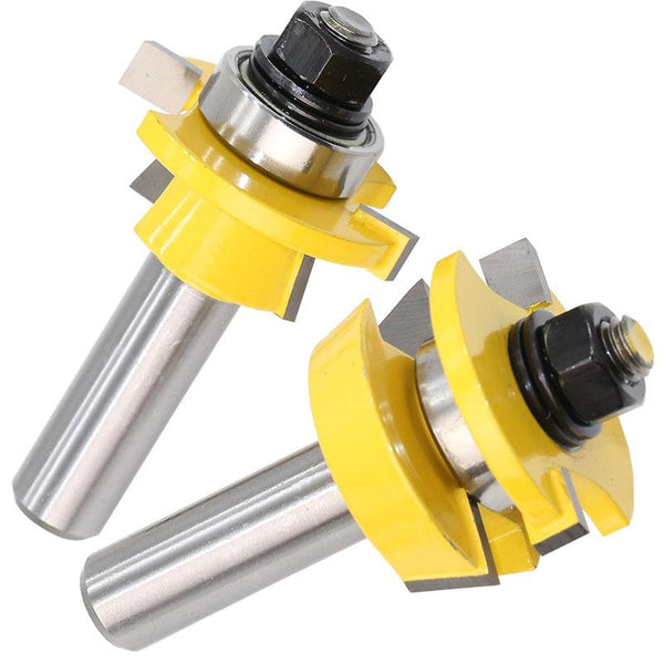 Tooltekt® Rail and Stile Shaker Cutter Router Bit Set - 1/2" Shank