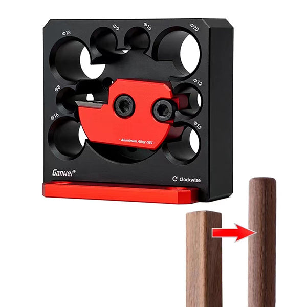 Levoite™ Dowel Maker Jig Dowel Making Router Jig - 8 Hole