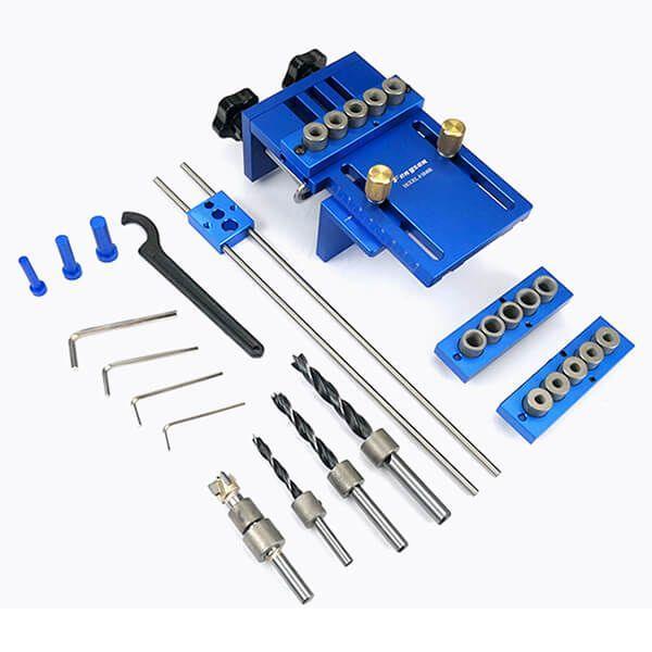 Levoite Classic 3 in 1 Adjustable Doweling Jig Cam Lock Jig Dowel Cam Jig Minifix Jig Cam Connecttor Jig