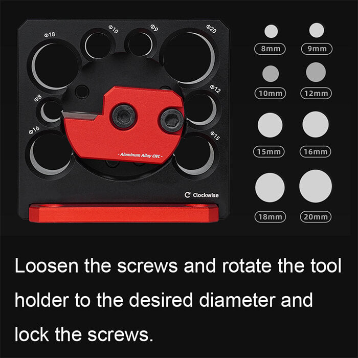 Levoite™ Dowel Maker Jig Dowel Making Router Jig - 8 Hole