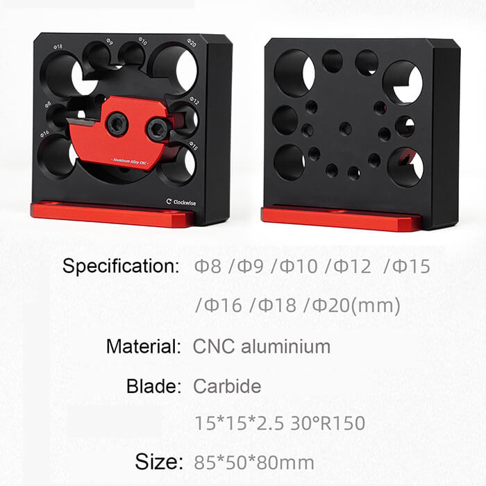 Levoite™ Dowel Maker Jig Dowel Making Router Jig - 8 Hole