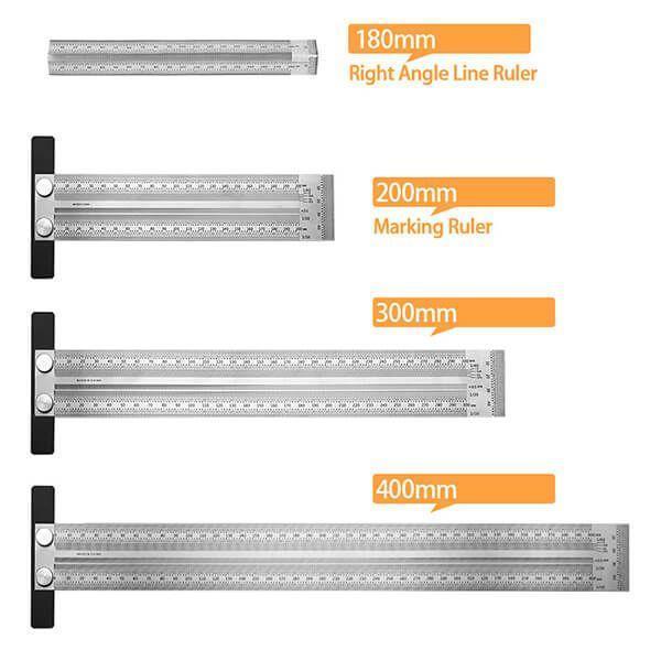 T -TYPE ULTRA PRECISION MEASURE MARK SCRIBING RULER levoite