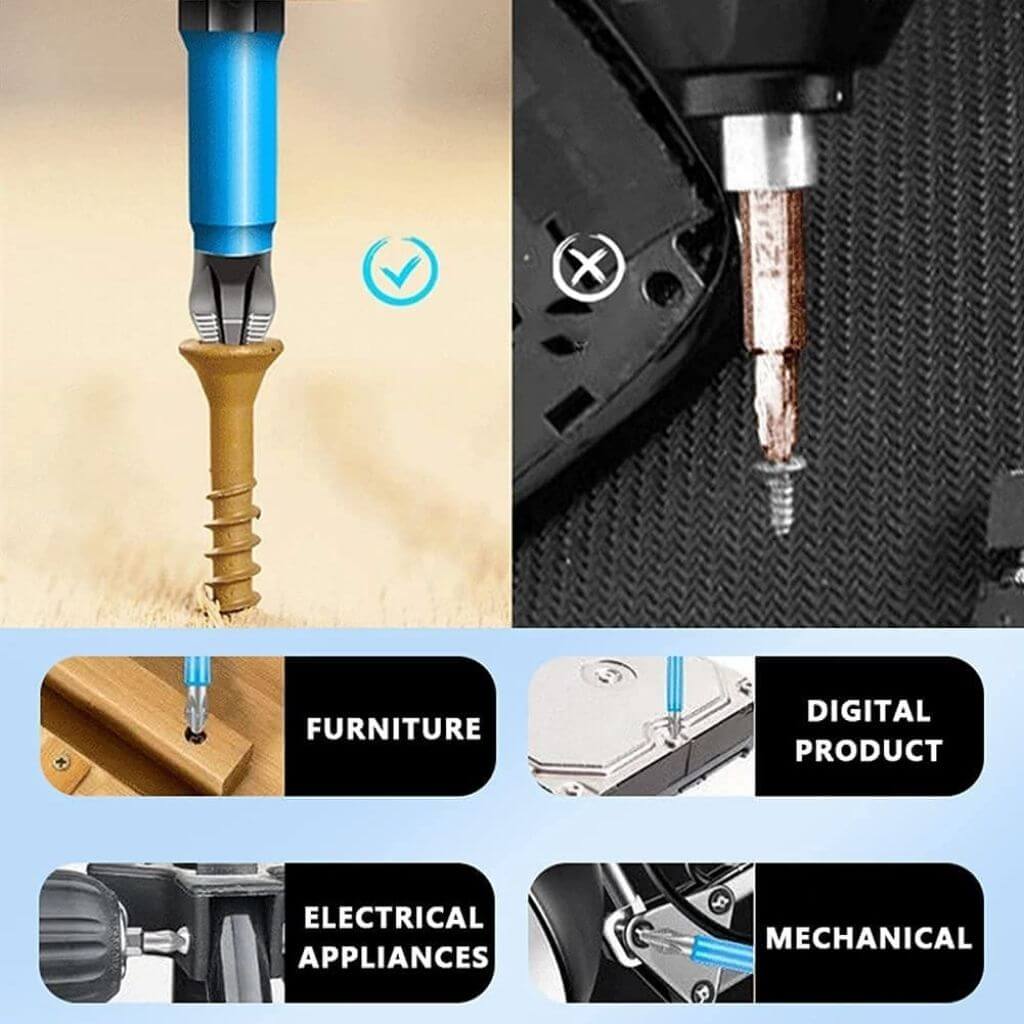 Tooltekt® Anti-Slip Drill Bit Set (6 Pcs)