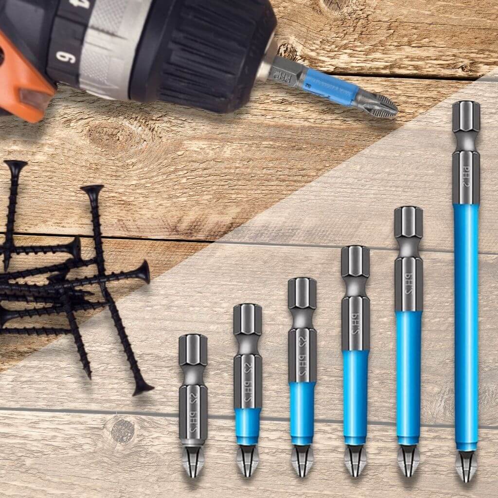 Tooltekt® Anti-Slip Drill Bit Set (6 Pcs)