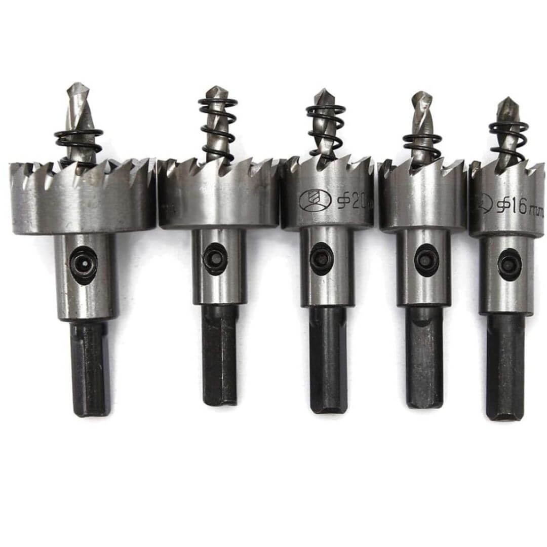 Tooltekt® Drill Bit Hole Set for Metal (5 pcs)