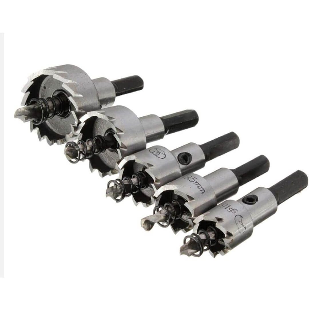 Tooltekt® Drill Bit Hole Set for Metal (5 pcs)