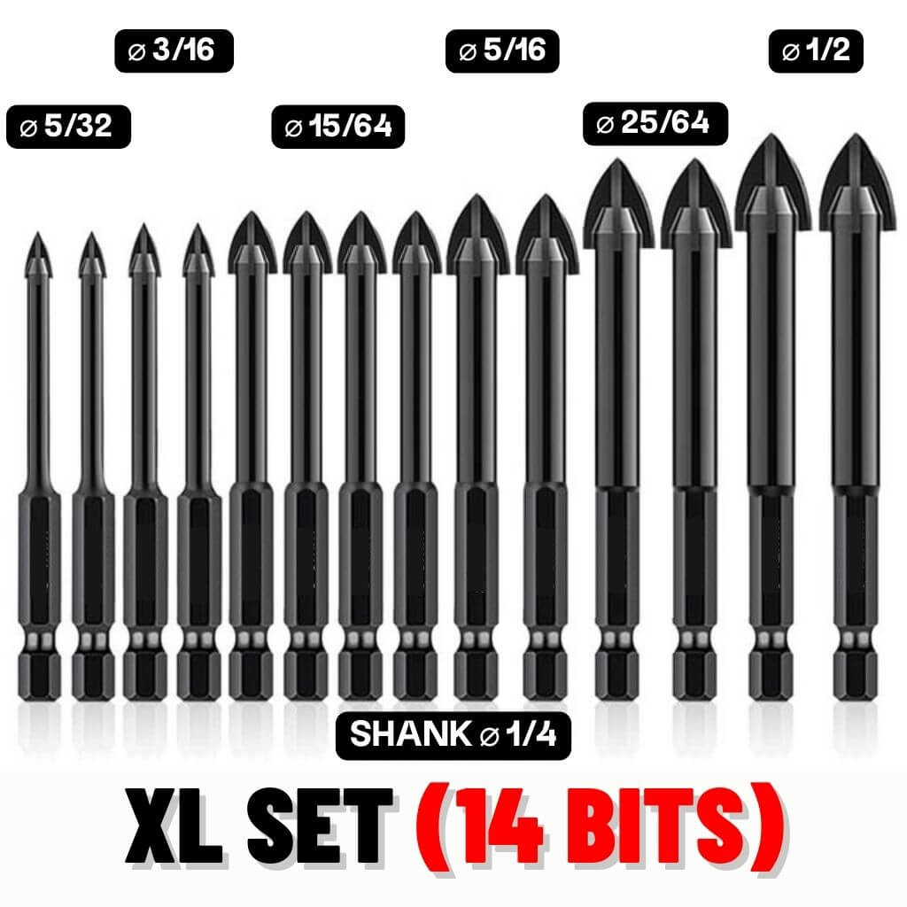 Tooltekt® Vulcan Drill Bits (14 pcs)
