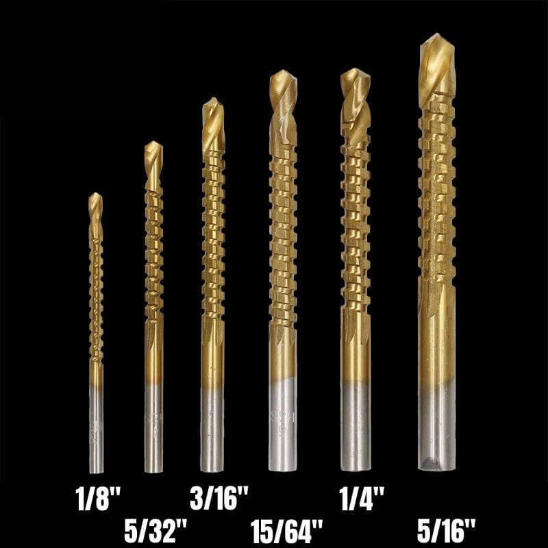 Tooltekt® Sawtooth Drill Bit Set (6 Pcs)