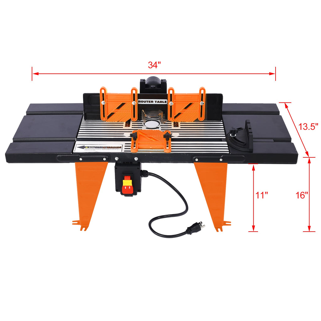 Benchtop router table with aluminum top, photo 10