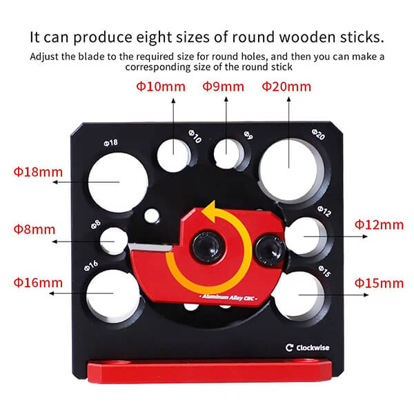 Tooltekt 8-hole dowel making jig, photo 5