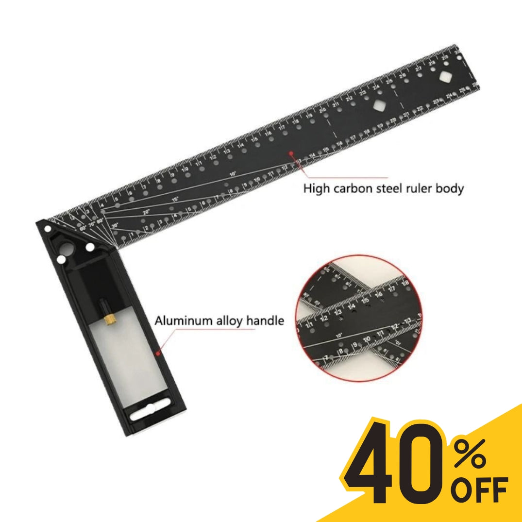 Tooltekt® Woodworking Square Ruler