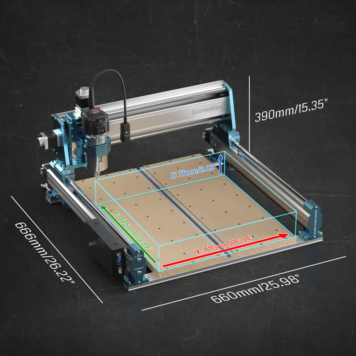 Genmitsu 4040-PRO MAX desktop CNC router, photo 5