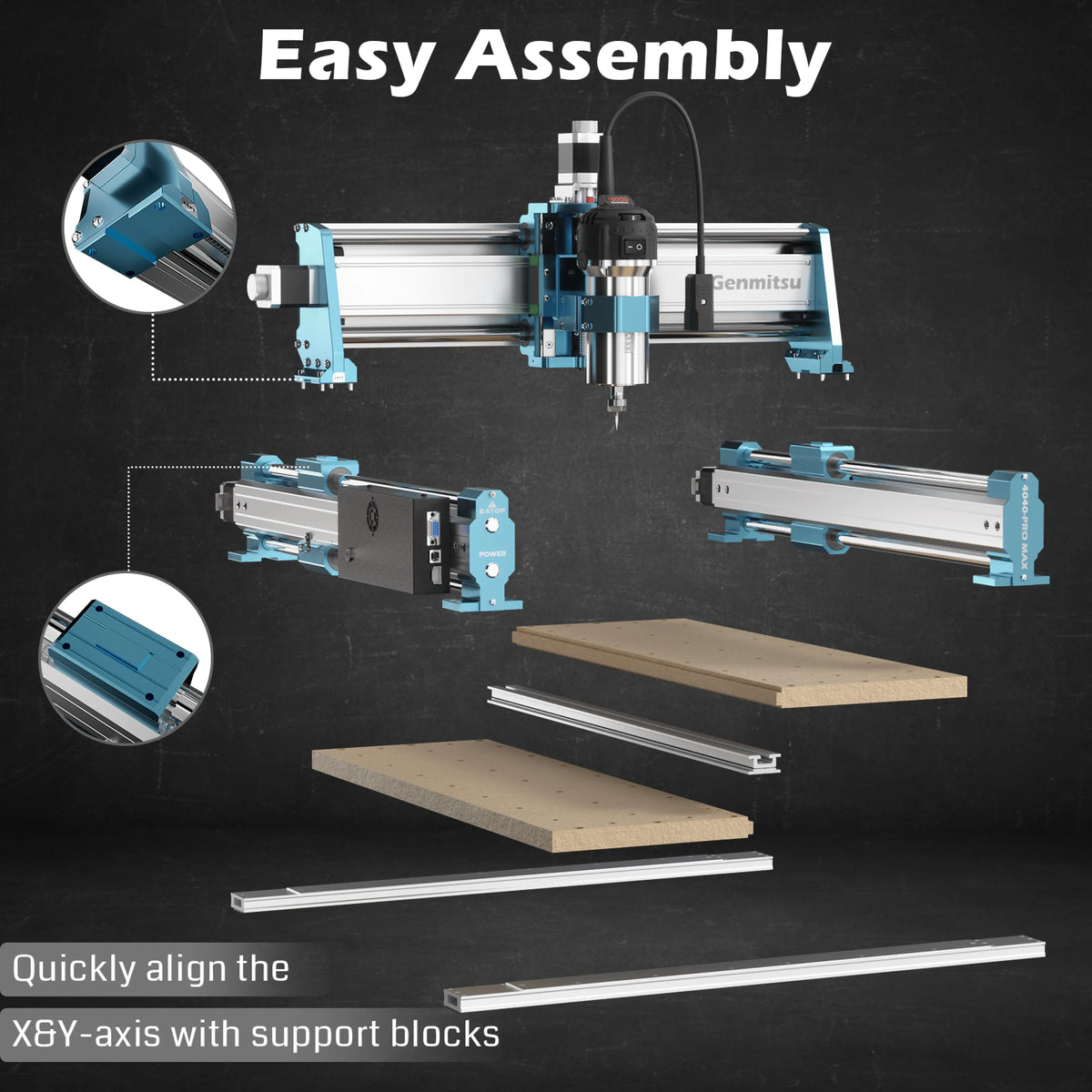 Genmitsu 4040-PRO MAX desktop CNC router, photo 6
