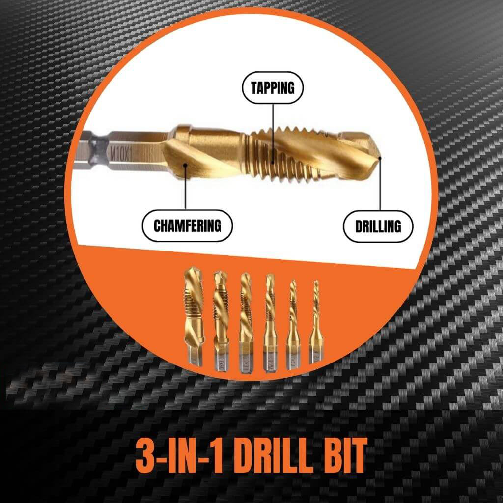 Tooltekt cobalt drill bit set, photo 4