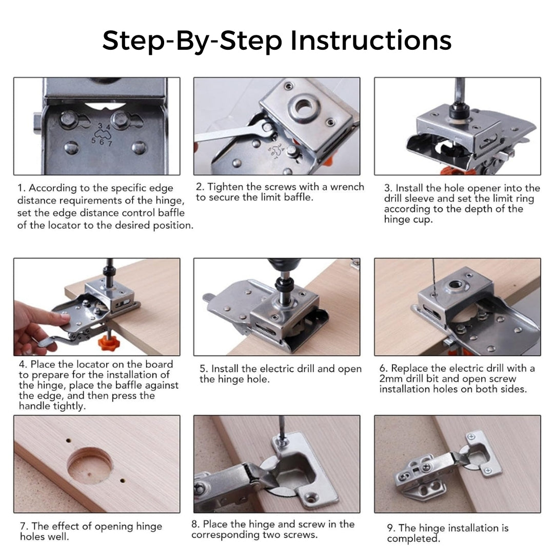 Tooltekt concealed hinge jig, photo 6