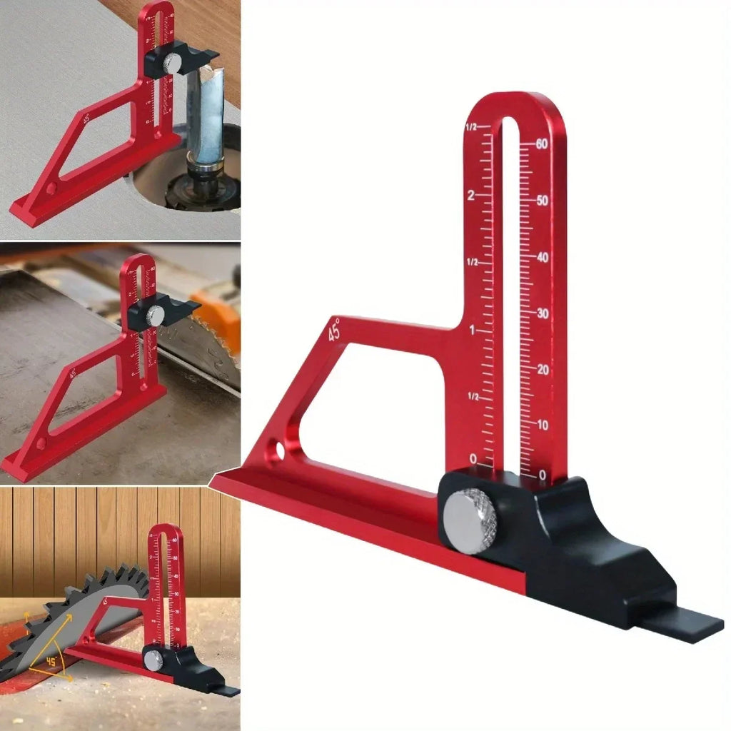 Table saw and router height setting gauge, photo 2
