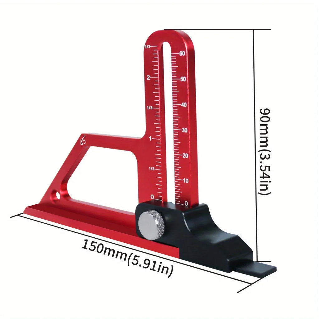 Table saw and router height setting gauge, photo 4