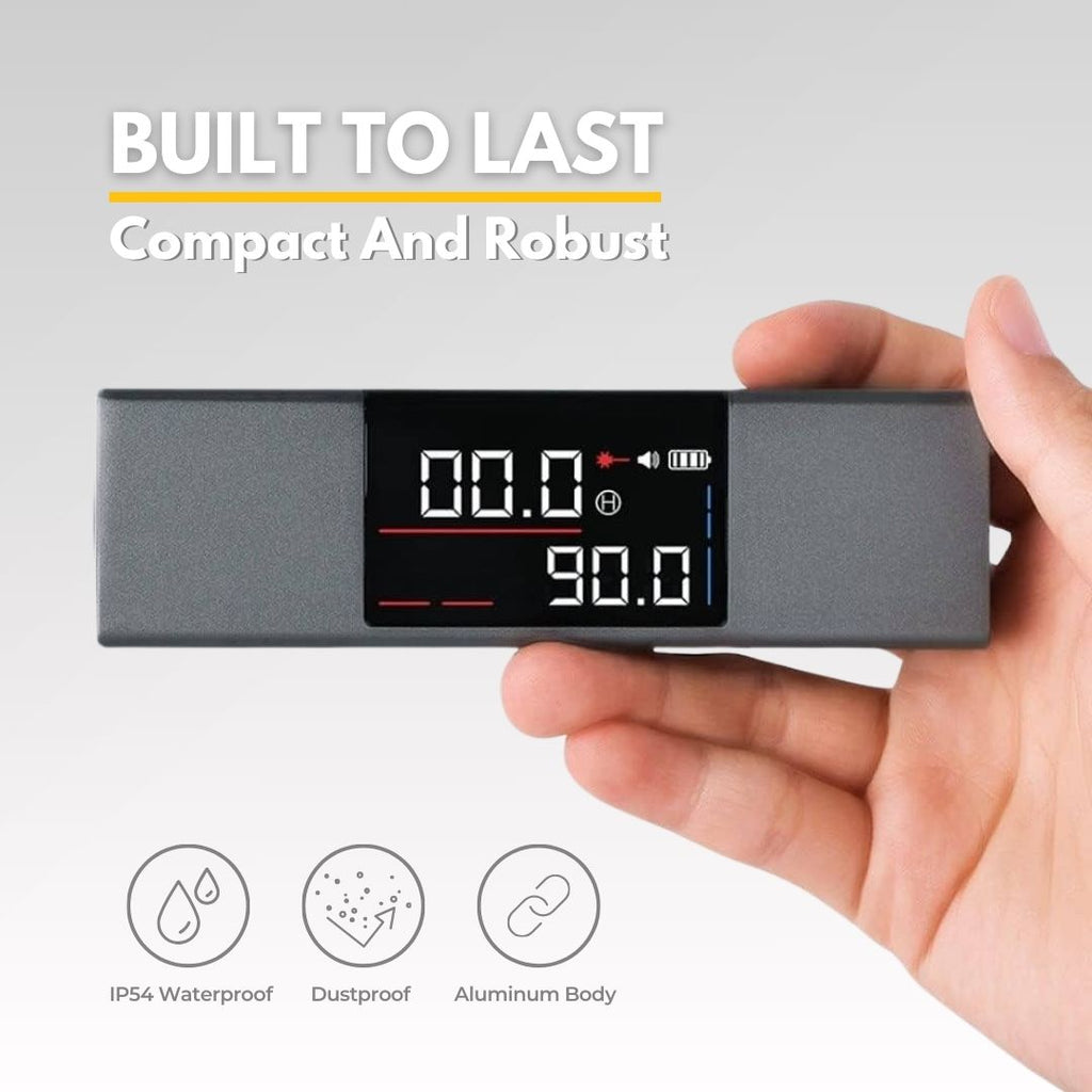 Tooltekt dual cross-line laser level with digital displays, photo 5