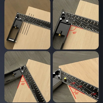 Tooltekt® Woodworking Square Ruler