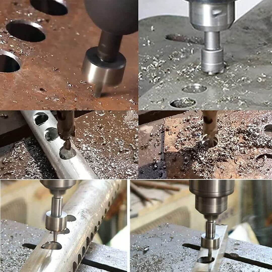 Tooltekt carbide hole saw set for metal, photo 5