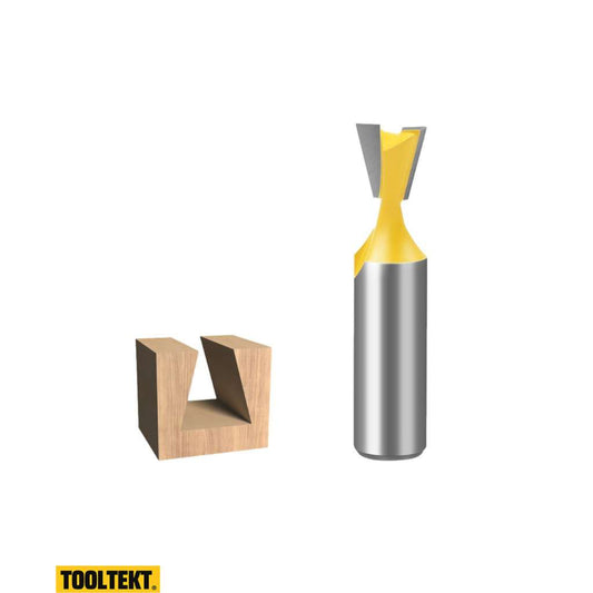 Tooltekt® Dovetail Router Bits - 1/2" Shank