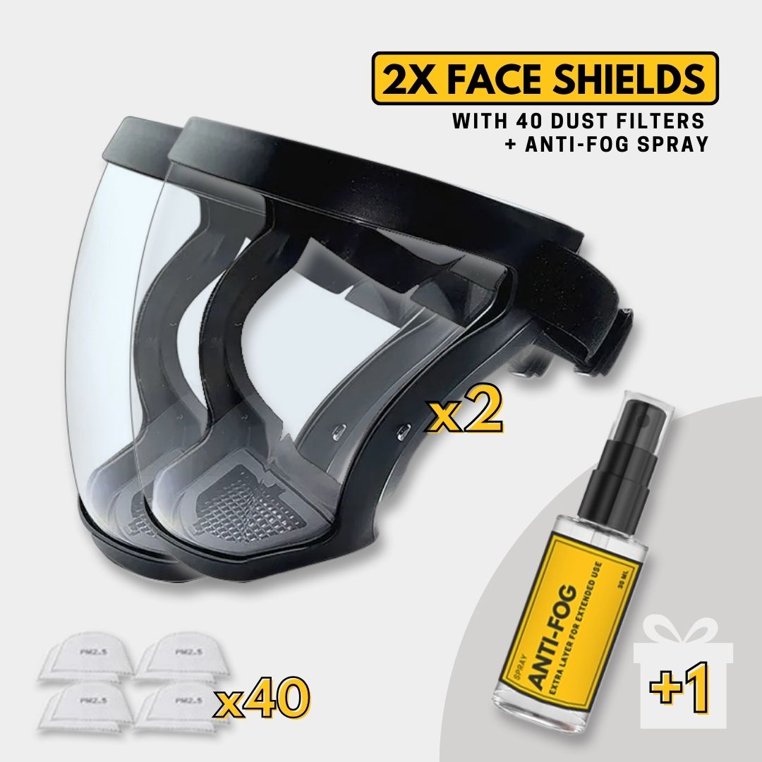 Tooltekt® Anti-Dust & Fog-Free Face Shield