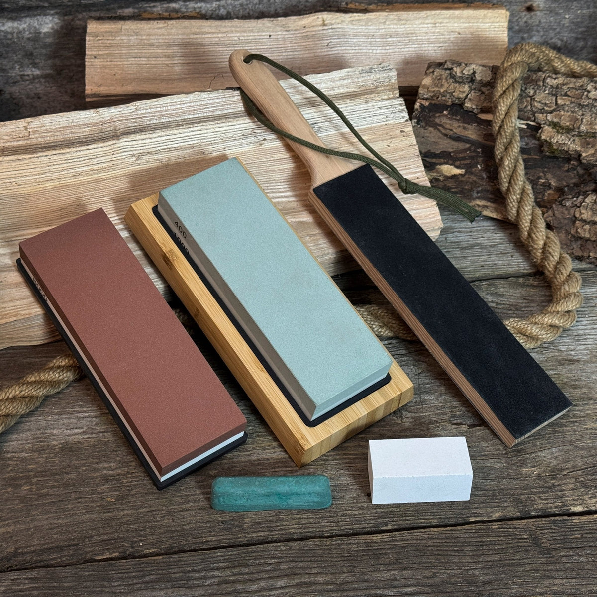 Universal sharpening stone kit
