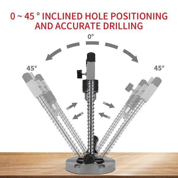 Levoite™ Multi Angled Hole Drill Guide Jig Attachment Portable Drill Guide