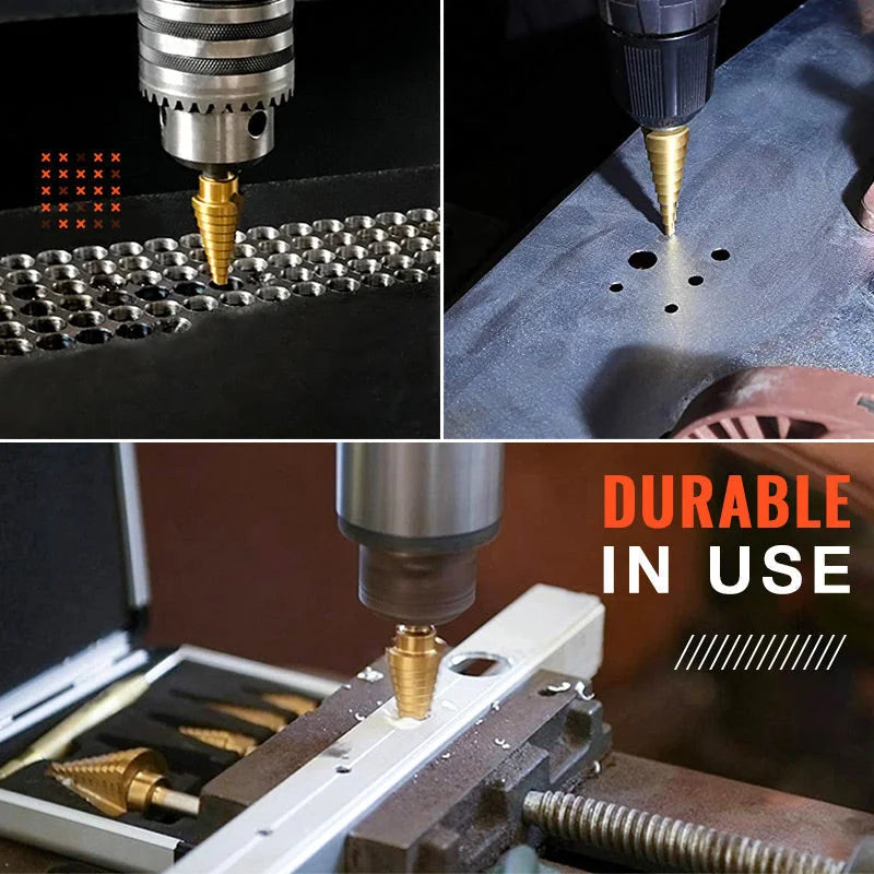 Tooltekt® Titanium Plating Drill Bit Set（6pcs）