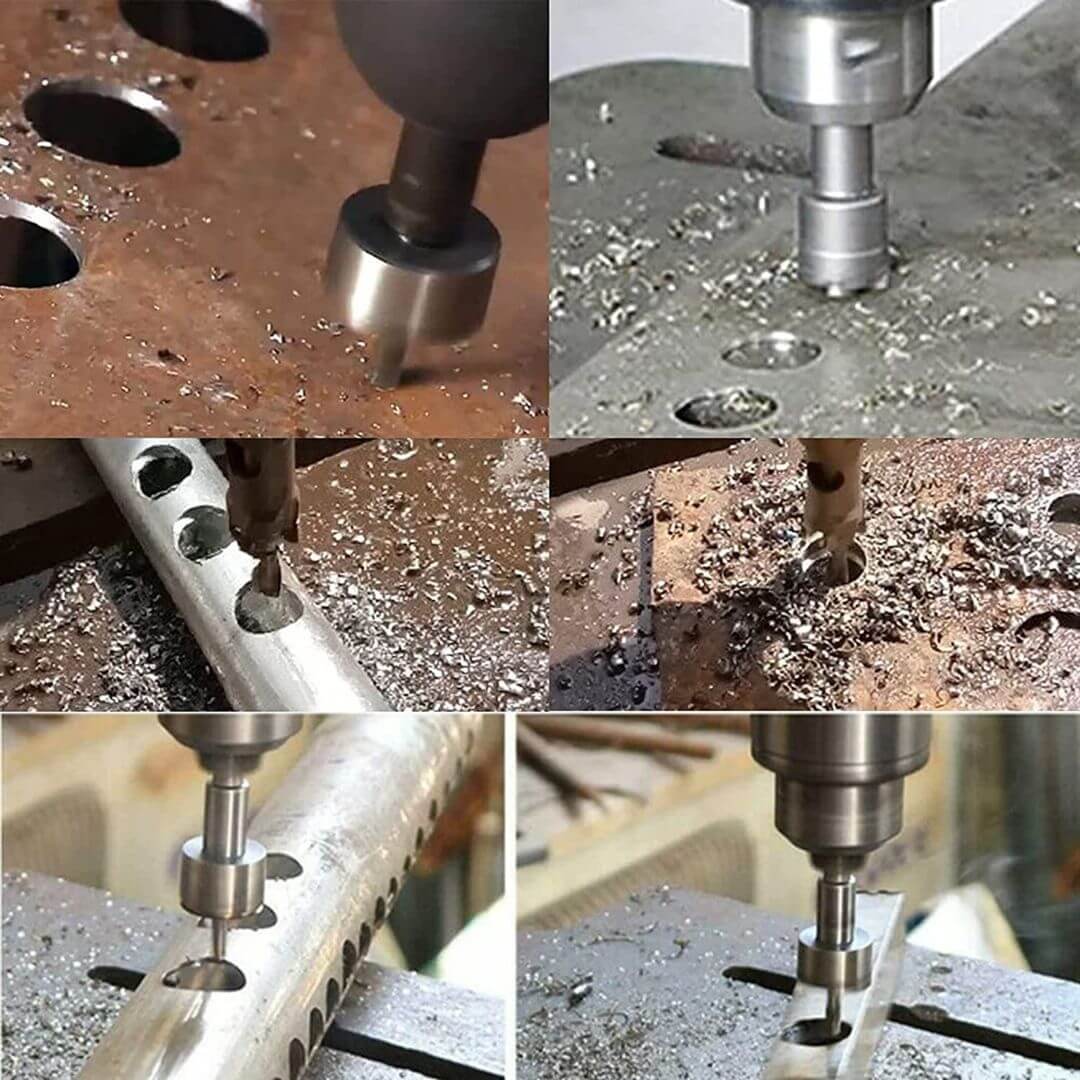 Tooltekt® Drill Bit Hole Set for Metal (5 pcs)