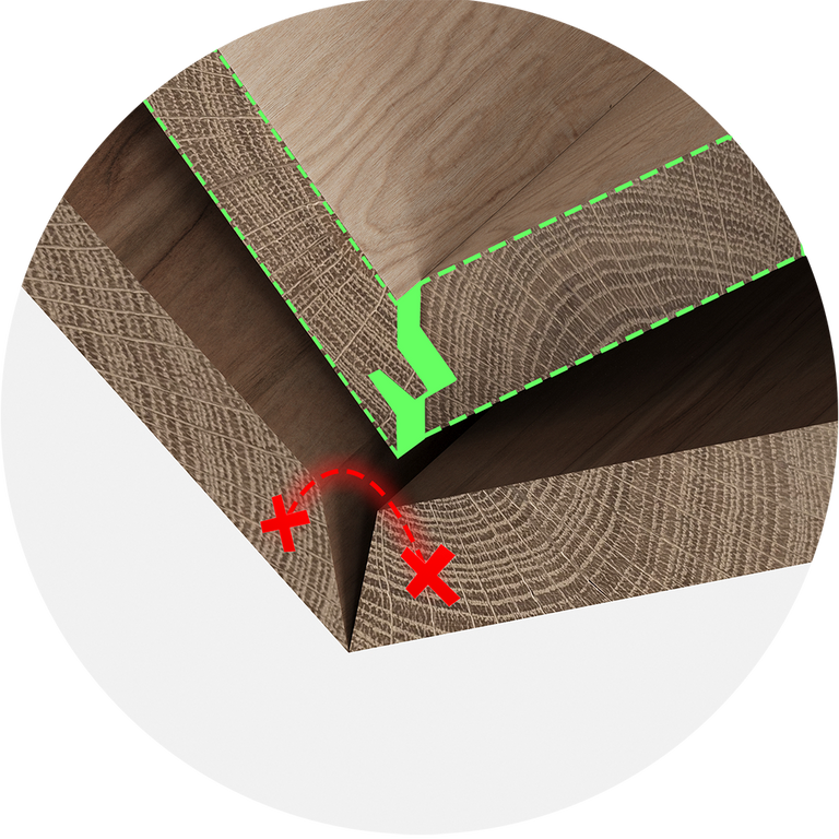 TimberLock® 45° Lock Miter Router Bit - 1/2